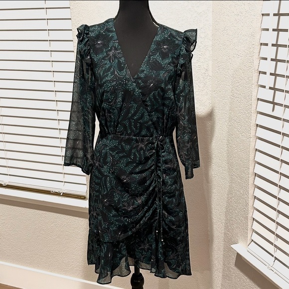 NWT Sam Edelman “Ditsy-Print” Midi Dress - Picture 2 of 7